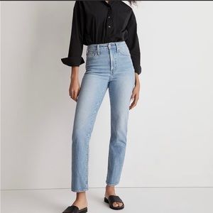 Madewell The Perfect Vintage Straight Jean in Ferman Wash